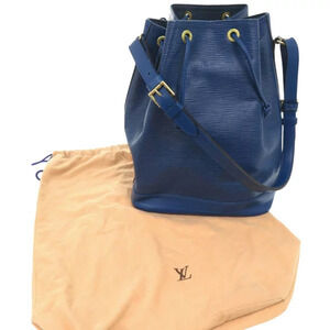 Louis Vuitton Noe Blue Shoulder LV Bag Epi